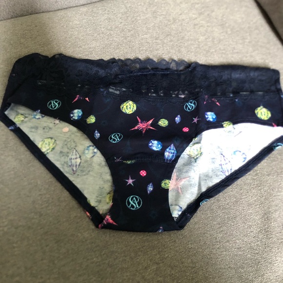 🌸 4/$20 VS Lace Waist Cotton Hipster NWT - Picture 1 of 4